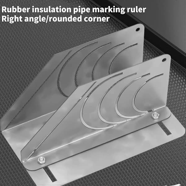 Adjustable 45-Degree Rubber Pipe Insulation Cutting Guide for Home and Industrial Use, Easy Precision Cutting (FMY)