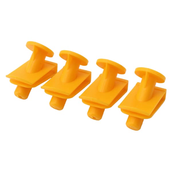 8PCS Engine Base Screw Clip A0019913970 Yellow Underbody Mounting Clips Replacement for Smart Fortwo W450 W451 Models