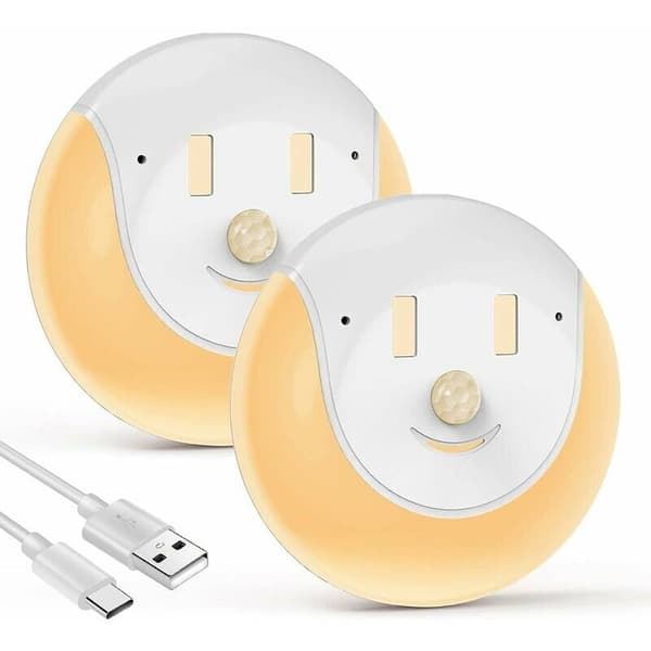 LED-lampe med bevægelsessensor – USB-genopladelig – 3 tilstande (Til/Fra/Auto)