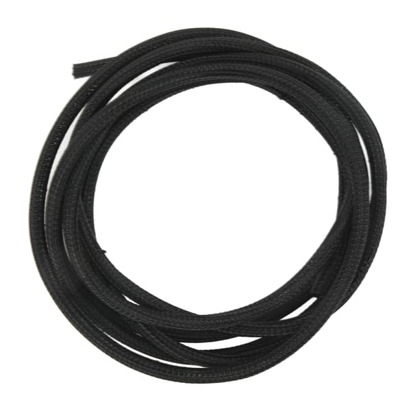 5mm/0.2 inch Black Cord Protector Self-Wrapping Cable Sleeve High Temperature Resistant Cable Sheath for RV Boat 7.5m/25ft