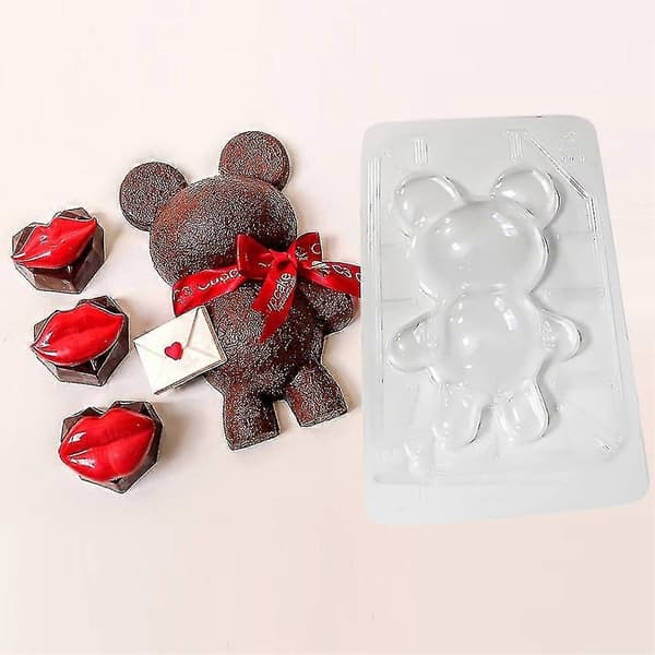 Bear Chocolate Mold - Special Chocolate for Breakable Bears, Bear, Dessert Baking, Birthday, Candy M