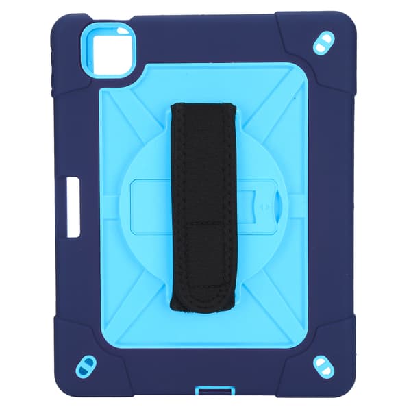 Protective Case Hand Shoulder Strap Protective Case Stand for Ipad Air4 10.9 Dark Blue