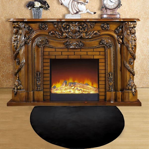 Fireplace Mat High Temperature Resistant Non-Slip Design Multifunctional Flame Retardant Fireproof F