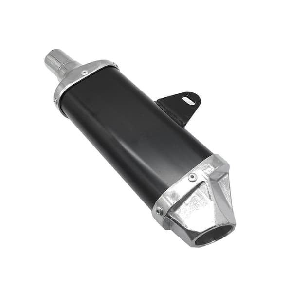 28mm Udstødningslyddæmper Rør Passer til Motorcykel Dirt Bike ATV Quad 50cc-150cc Sort
