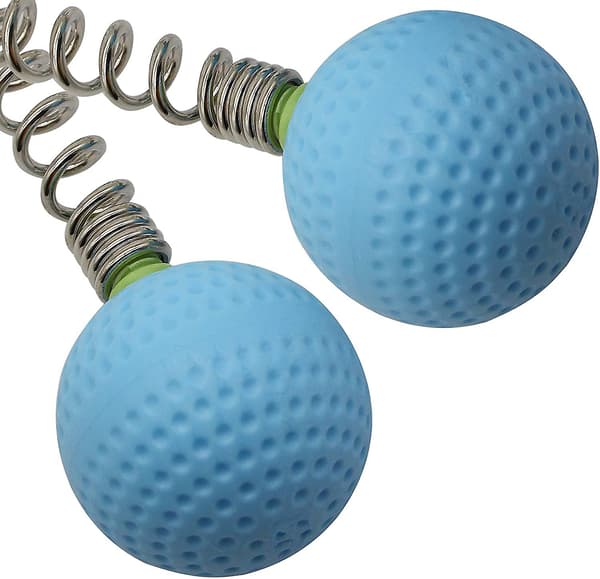 2 kpl hierontapallovasara, manuaalinen golfhierontaselkä (sininen)