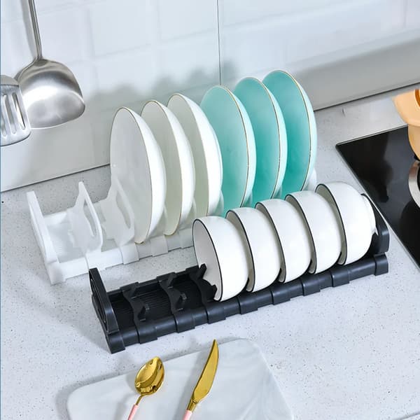 Dish Drainer Rack, Space Saving, Not Easy to Damage, Keeps Dishes Dry/Clean, Non-Slip, Multifunctional Dish Drainer Rack