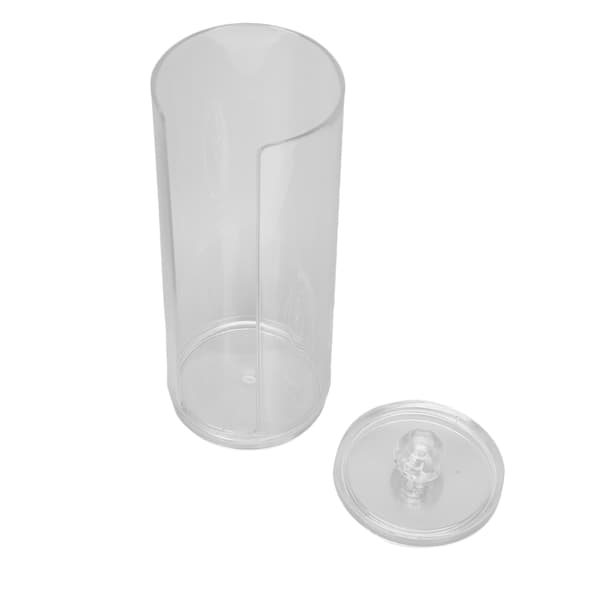 Bomullspads Dispenser Beholder Transparent Bomullspads Organizer Sminke Bomullspads Holder