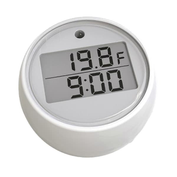 Isbadtermometer og timer, vanntett tilbehør for isbad [DB] Hvit White