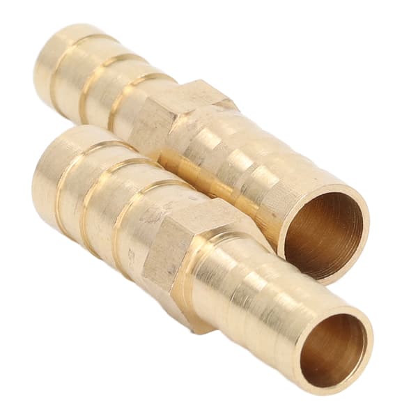 2 stk. modhagefittingsforbindelse messing slange modhagereducerende sekskantreducerende modhageforbindelse 10 mm (3/8 tomme) til 8 mm (5/16 tomme)