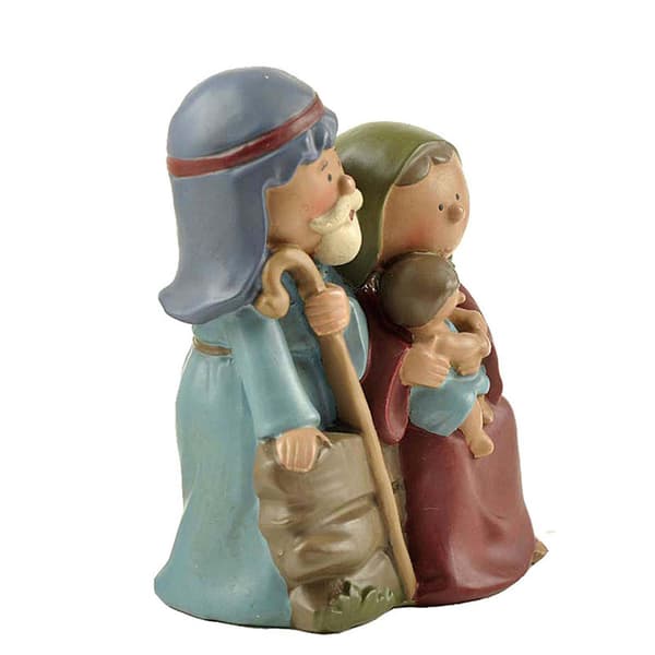 Miniatyr Julekrybbestatue Juledekorasjon