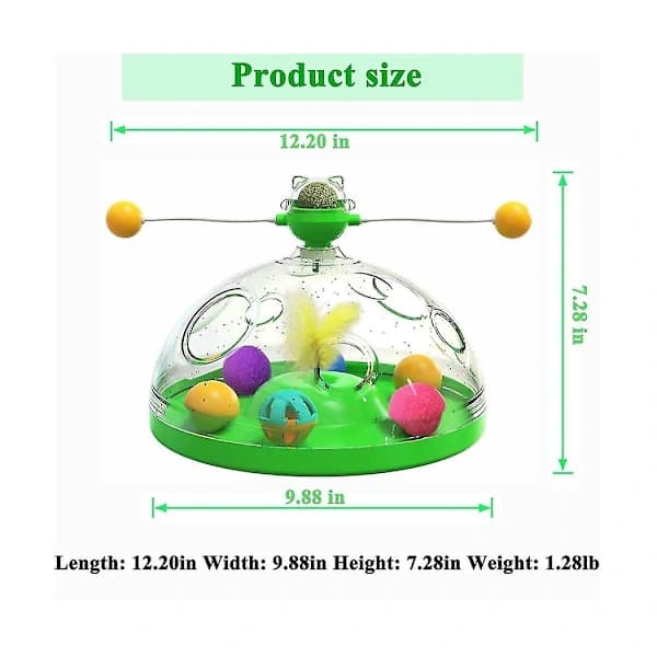 Toy, Indoor Toy for Cats, Multifunctional Toy (a)