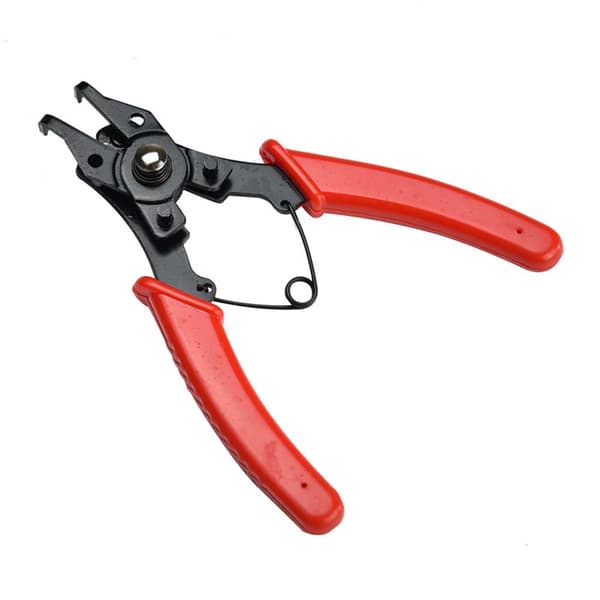 1 set Multi-Angle Snap Rings Tång 4 i 1 låsringstång Intern extern låsringstång Red