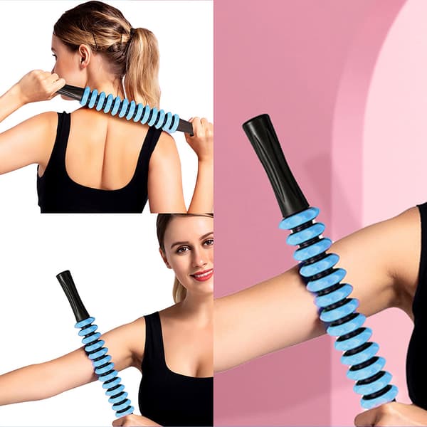 Muscle Roller Stick Body Massage Sticks Tool Muscle Roller Massager with Non-slip Handle