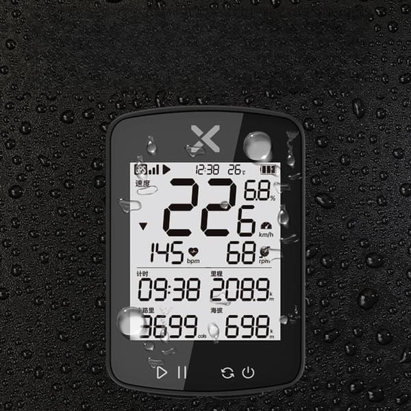 GPS-sykkelcomputer 40 timers batteritid 2,6'' skjermstøtte