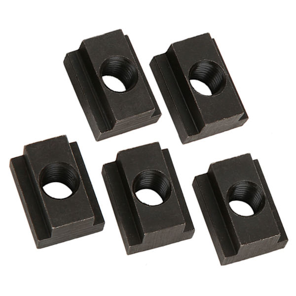 T-slot Nut with Black Oxide Finish, M12 Thread, 5-Pack