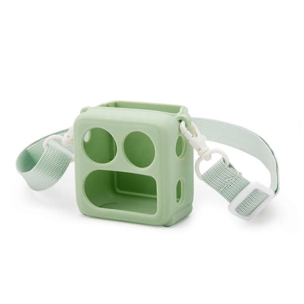 TXEsign Silicone Case Protective Cover for Yoto Mini (2024 Edition), Travel Case with Adjustable Shoulder Strap A Green Green