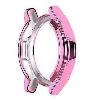 Compatible with Huawei Watch GT Runner Electroplated TPU Watch Protective Half Case (Pink)