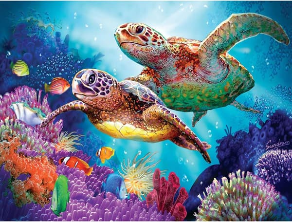 5D Diamond Painting Sea Turtle Full Drill Painting with Diamond A