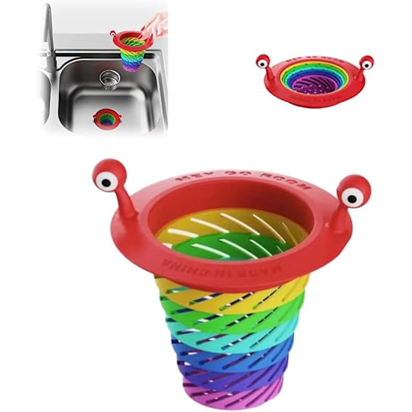 PCS Kitchen Drain Strainer, Cute Colored Kitchen Drain Strainer, Upgraded Foldable Kitchen Filter, Kitchen Drain Strainer