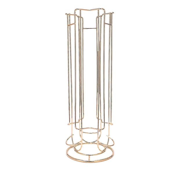 Oasiswj Metal Coffee Capsule Holder Iron Chrome Plating Stand Coffee Capsule Storage Rack For 18 Capsules