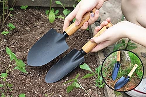 2 Garden Tool Set Aluminum Garden Tools with Trowel a Manual