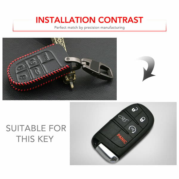 Skinnfutteral for Jeep Grand Cherokee Chrysler Dodge Fiat