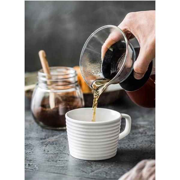 Glaskaffebrygger - Manuel filterkaffebrygger - Med filter i rustfrit stål - 200 ml