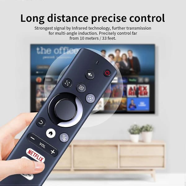 Replacement Projector Remote Control, for AURZEN Boom 3, Goodee Boom, Elephas NexiGo