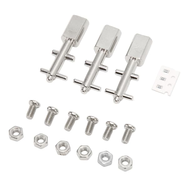 3 pcs rocker switch matte chrome plating heavy duty rocker switch with button for REVOX B77 B710 for STUDER A710 PR99