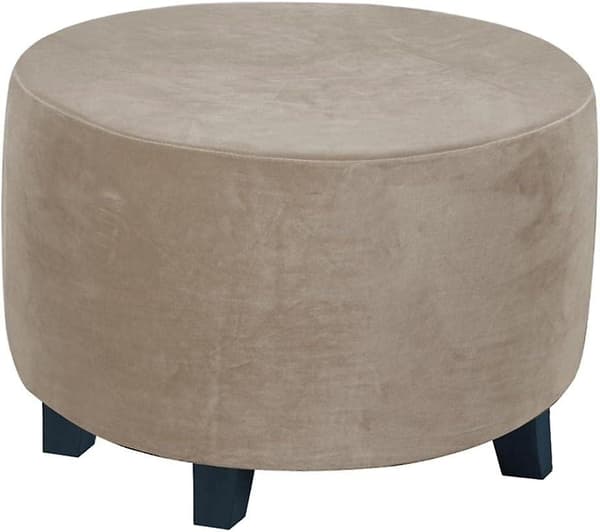 Rundt pufftrekk for diameter 48-55 cm, brun