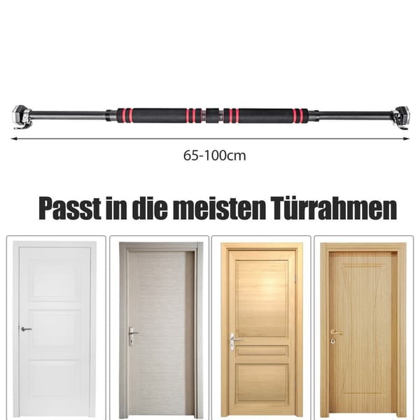 Trækstang til døråbning, skridsikre skumgreb, 65-100 cm 1790 1790