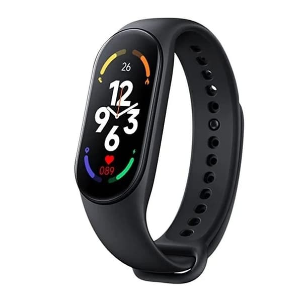 Urrem til smartwatch, universal, vandtæt, TPU, tilbehør til Xiaomi 7 6 5, sort
