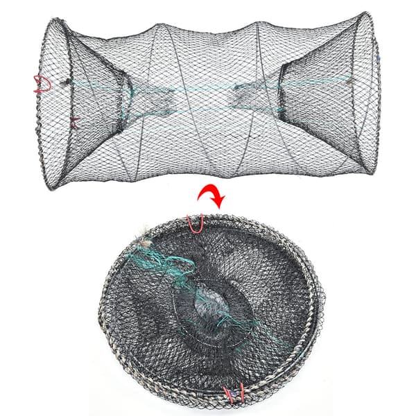 Portable Folding Automatic Fishing Net, Bait Shrimp Trap, Crayfish Cage, Lobster Trap Net