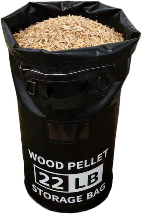 Grillpellets-oppbevaringsbeholder kull-oppbevaringsbeholder med 10 kg -