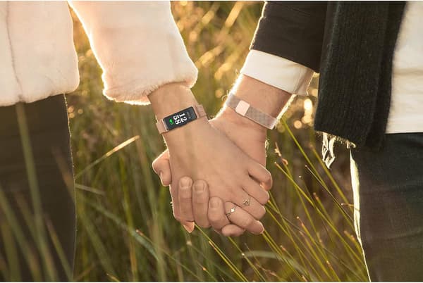 2-pak armbånd kompatible med Fitbit Inspire 2/ Inspire HR/Inspire, armbånd i rustfrit stål
