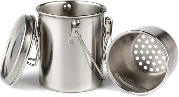 2025 New Airtight Brush Washer, Leak-Proof Brush Cleaner with Removable Sieve Insert