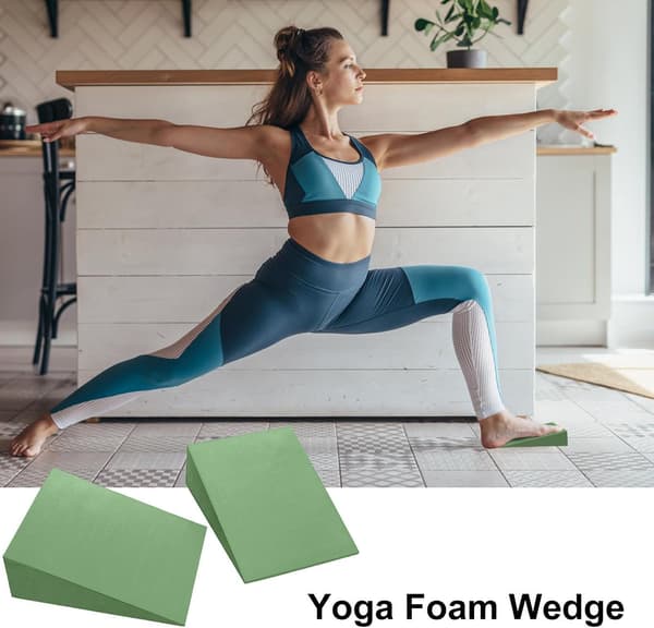 Squat kiler, yoga stofkile EVA-stræk skråbræt squat blok -