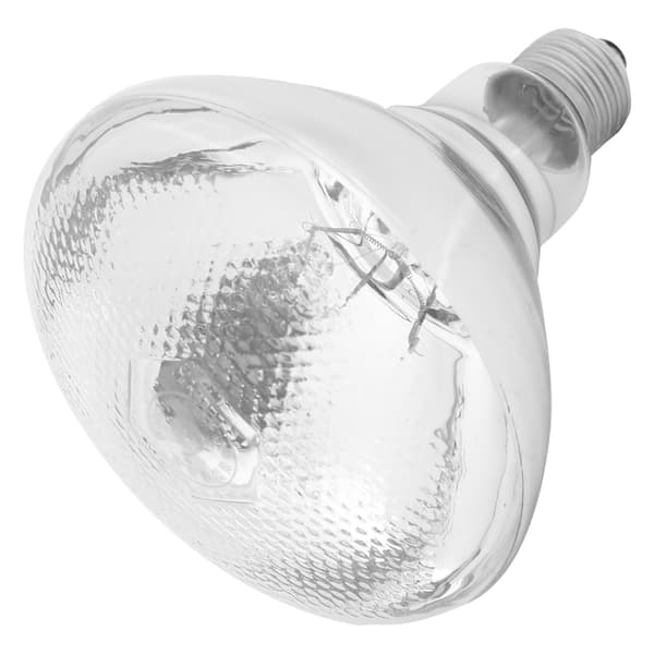 Heating Lamp for Breeding Adjustable Temperature Infrared Insulation Lamp for Breeding 220V‑240VAR38 White Glass
