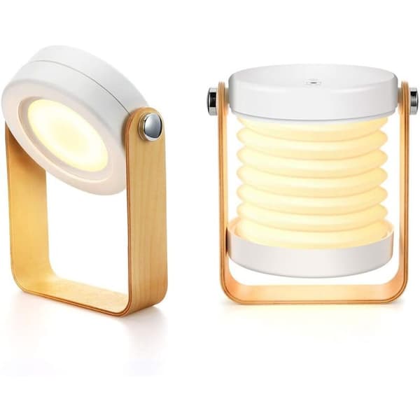 Dimmable bedside lamp with touch function, portable bedside lamp for bedside table with portable night light, safe night light, AAFGVC