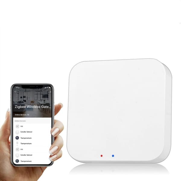 Smart Wireless ZigBee Gateway, Tuya ZigBee Smart Gateway Hub, Smart Life APP Wireless Remote Control, for All Tuya ZigBee 3.0 Smart Products, Tuya S