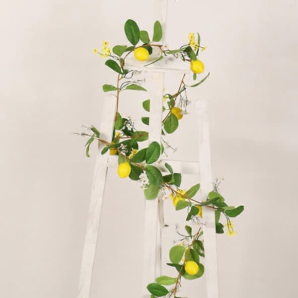 Sommer Gul Kunstig Citron Guirlande 1,8m