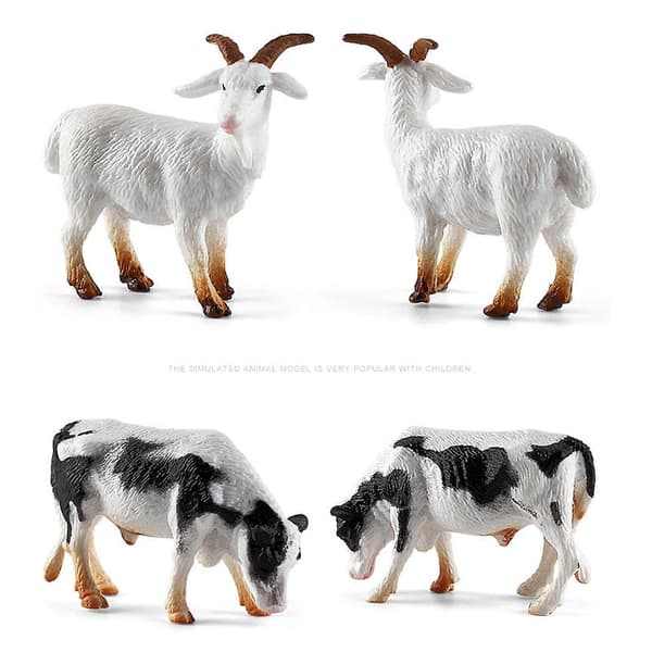 Educational Toy Farm Animals Develop Counting and Matching Skills Age 3+