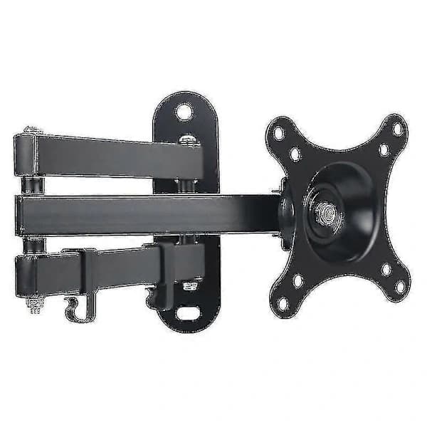 2024 LCD RV/Caravan TV Mount Aluminum Wall Bracket Arm Anti-Shake (1 pc, Black)