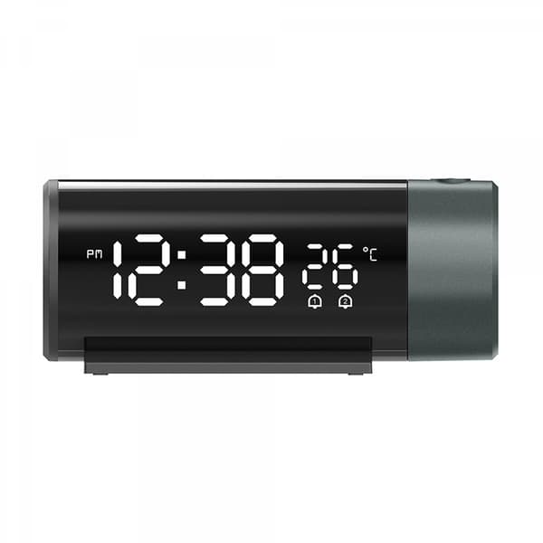 1 st Projektionsklocka bästsäljande väckarklocka USB-uppladdningsbar elektronisk klocka