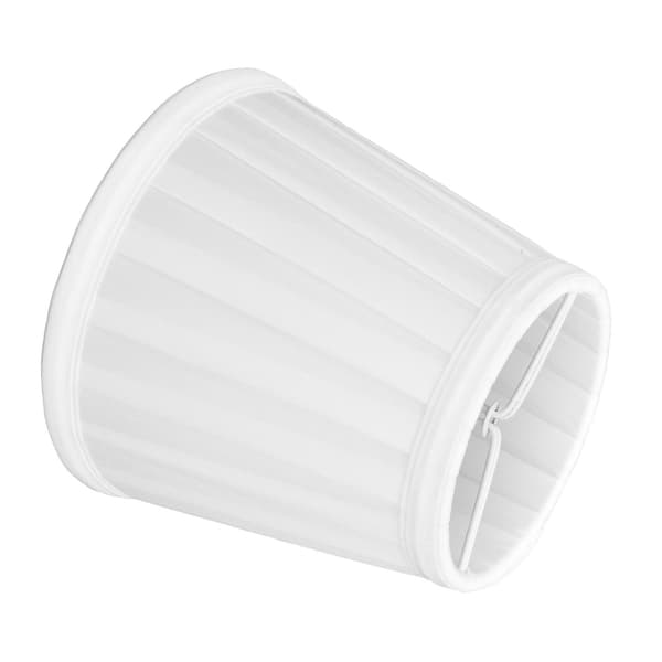 2 Pcs Small Lampshades Durable Smooth Exquisite Light Safe Comfortable Table Lampshades0205 White