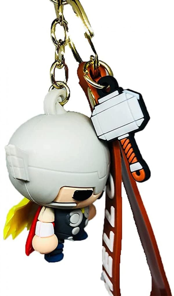 3D Rubber Cartoon Character Pendant, Unit, Keychain - Thor (FMY)