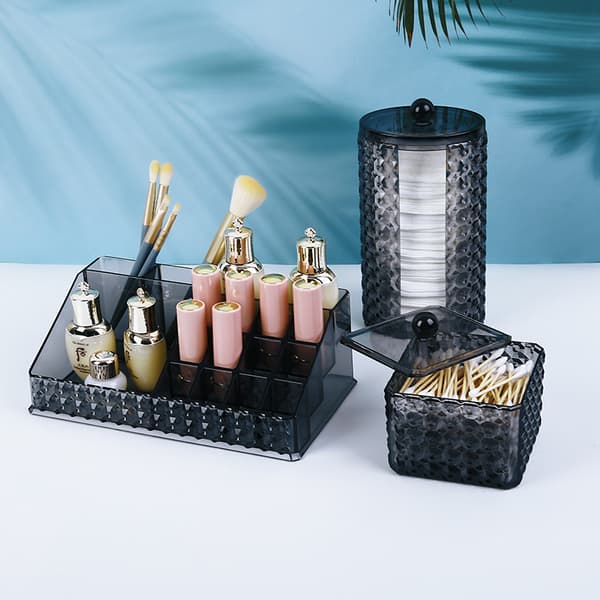 Makeup Organizer Tray, Makeup Brush Holder, Makeup Display Cabinet