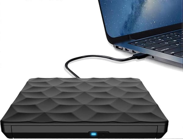 Compact External Blu-ray Drive with Broad Operating System Compatibility, High-Speed USB 3.0 for Fast Data Transfer, High-Performance Blu-ray Reading