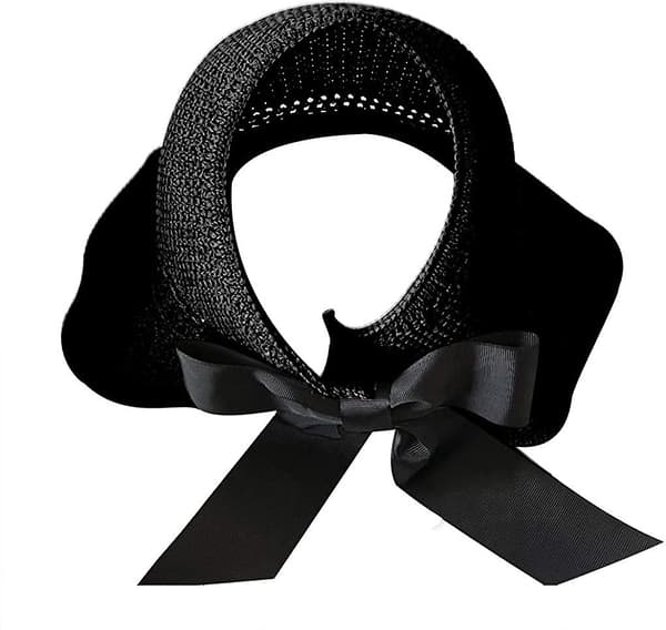 Solbeskyttende stråhat til kvinder, bredskygget strandhat, solskærm, bucket hat, boonie solhat