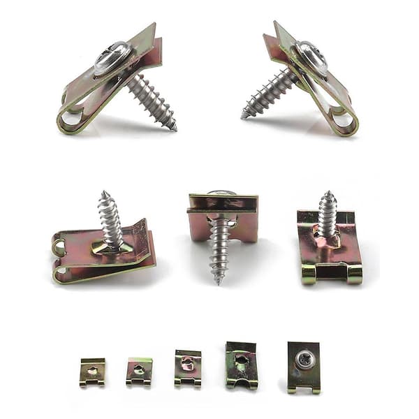 200 stk Skrue & U-Mutter/U-Clip Sortiment